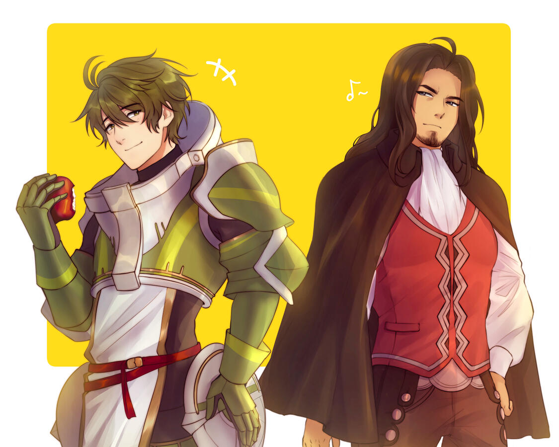 Stahl from Fire Emblem Awakening and Dunban from Xenoblade Chronicles (COMMISSION)